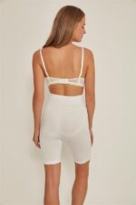Beyaz MI Emay 3005 Soft Uzun Paçalı Boxer Korse - Görsel 3