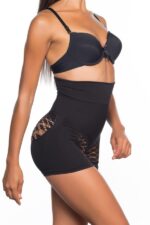 Closet Siyah MI Emay 2064 Popo Açık  Boxer Korse - Görsel 2