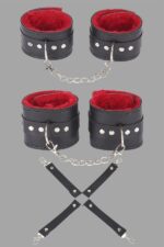 Siyah Kırmızı Harness Aksesuar Set