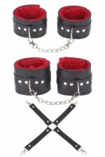 Siyah Kırmızı Harness Aksesuar Set - Görsel 2