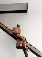 Closet Göğüs Dekolteli  Siyah Tül  Babydoll - Görsel 2