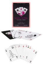 Görselli Oyun Kartı Kama Sutra 7’li Kırmızı Siyah Harness Set - Görsel 2