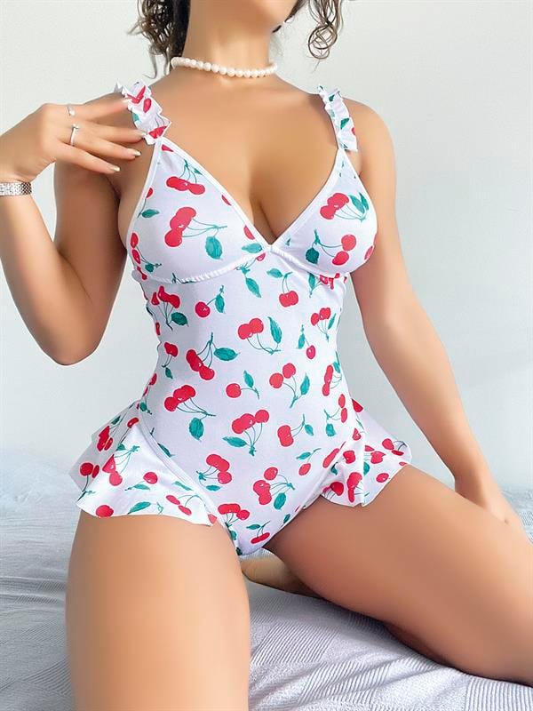 arias-closet-visne-desenli-fantezi-bod-b7db43 Vişne Desenli Body - Görsel 1